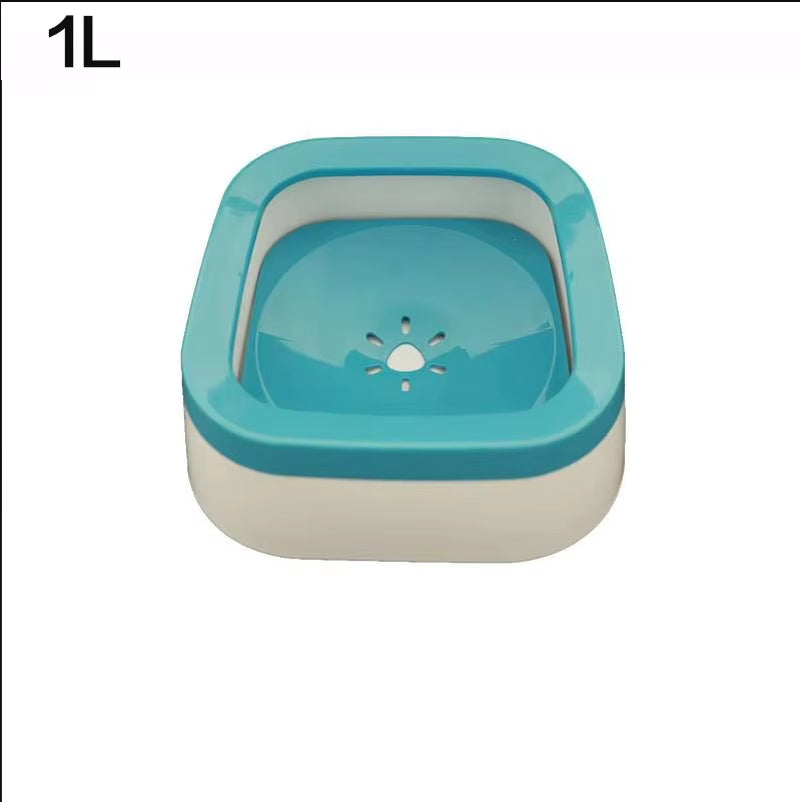 No-Spill Floating Pet Water Bowl – 1.5L for Dogs & Cats
