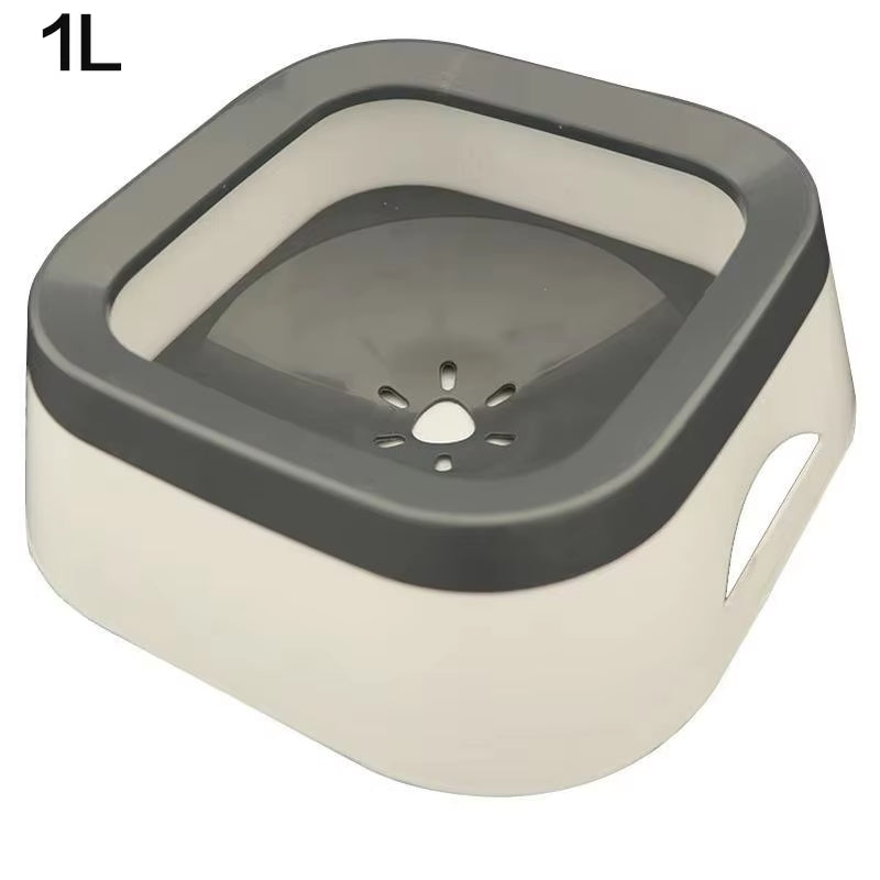 No-Spill Floating Pet Water Bowl – 1.5L for Dogs & Cats