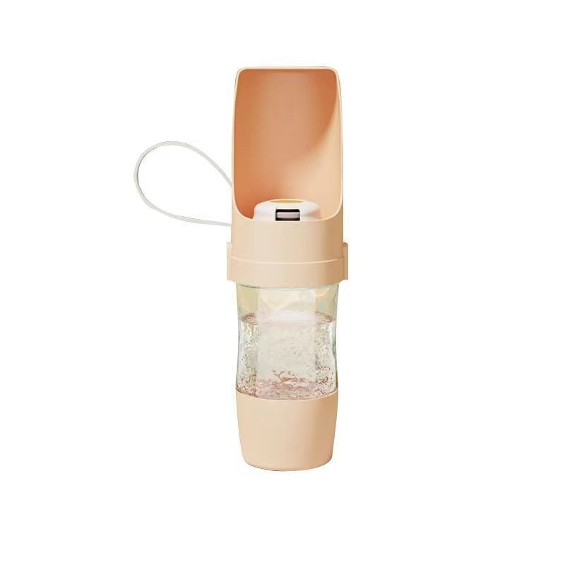 Zelpivo™ 2-in-1 Travel Water Bottle & Food Container for Dogs & Cats