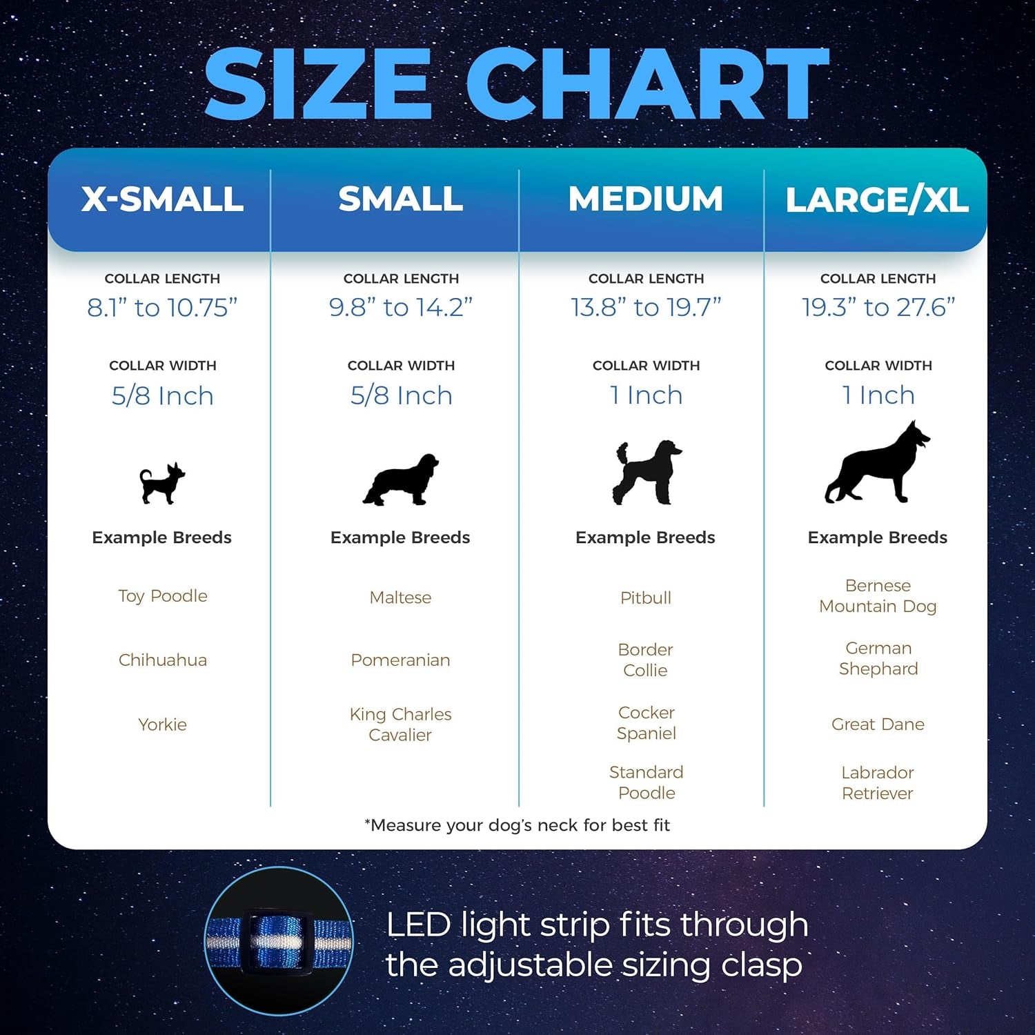 Zelpivo™ LED Light-Up Dog Collar – USB Rechargeable & Waterproof