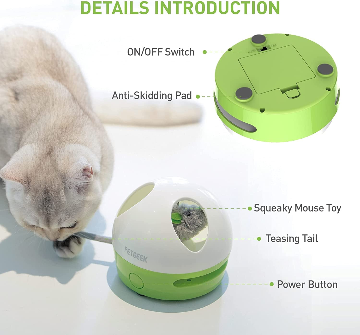 Zelpivo™ Hidey Mouse Interactive Cat Toy – Smart Automatic Play Toy