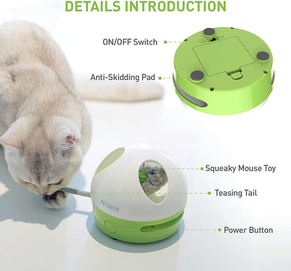 Zelpivo™ Hidey Mouse Interactive Cat Toy – Smart Automatic Play Toy