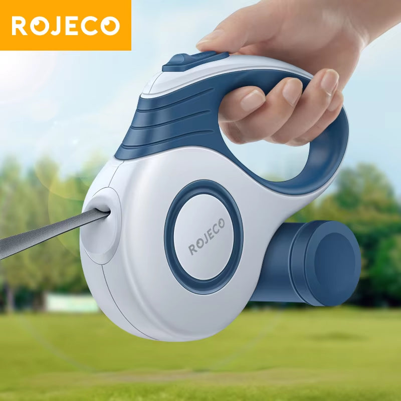 Automatic Retractable Dog Leash with 3M/5M Extendable Rope for Outdoor Activities - Ideal for Small Dogs and Cats