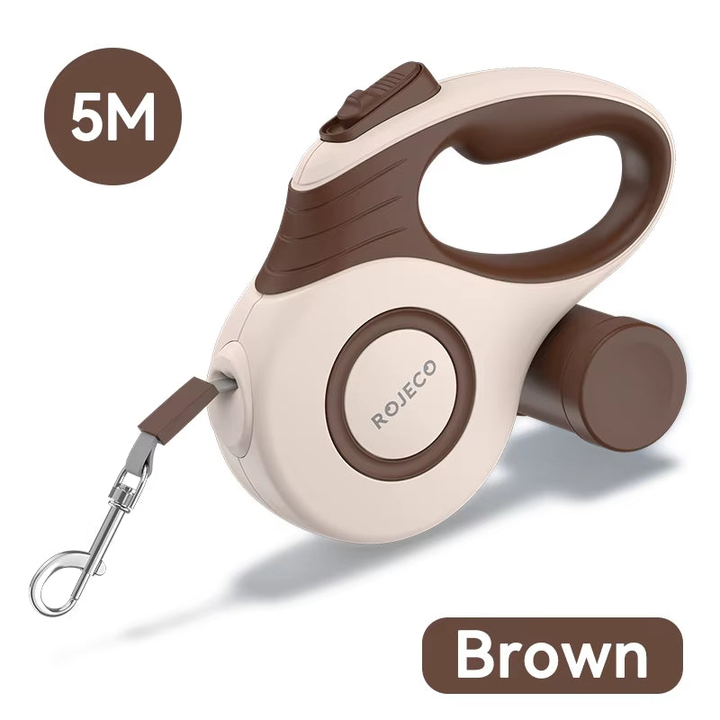 Automatic Retractable Dog Leash with 3M/5M Extendable Rope for Outdoor Activities - Ideal for Small Dogs and Cats