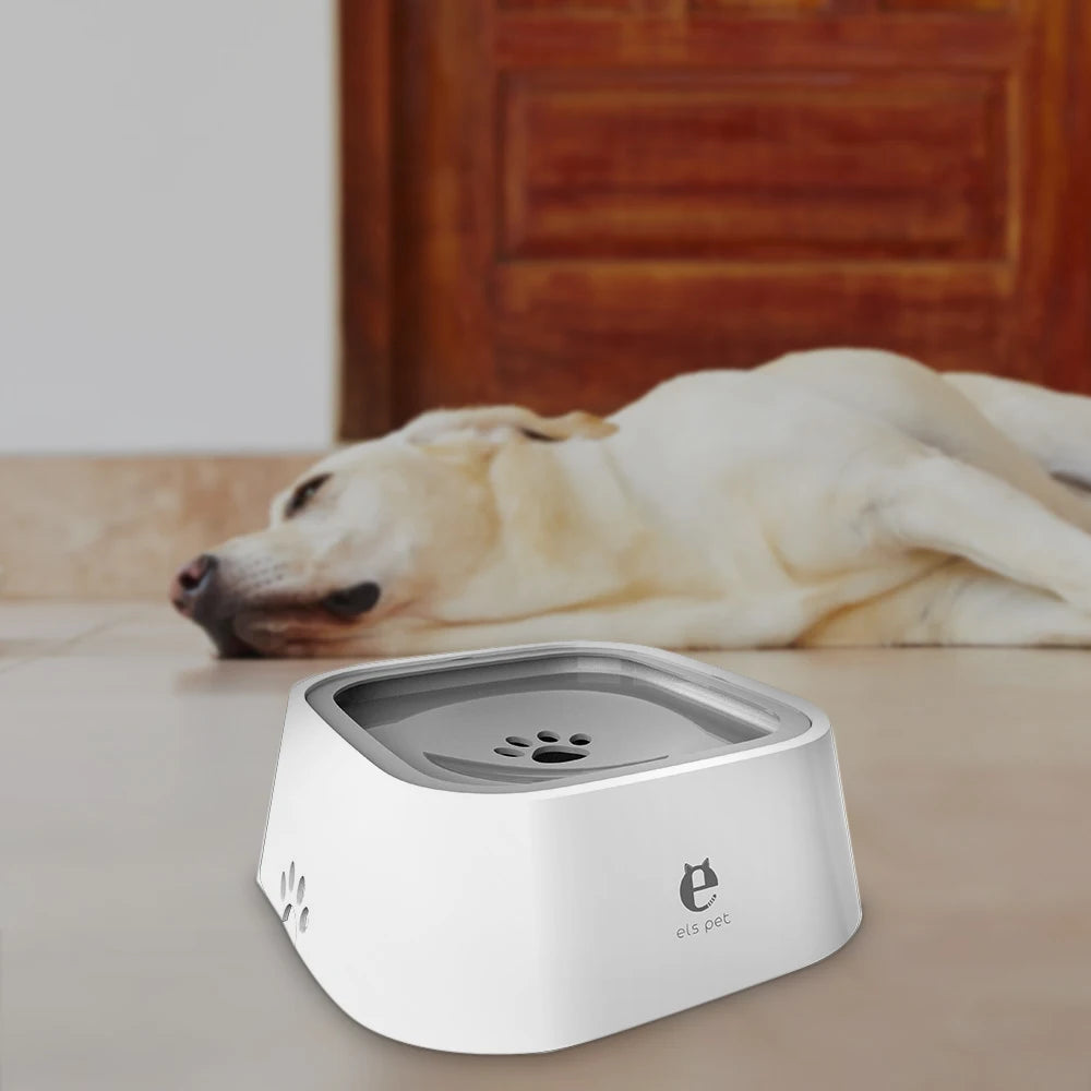 No-Spill Floating Pet Water Bowl – 1.5L for Dogs & Cats