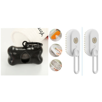 Zelpivo™ 3-in-1 Electric Steam Grooming Brush for Dogs & Cats