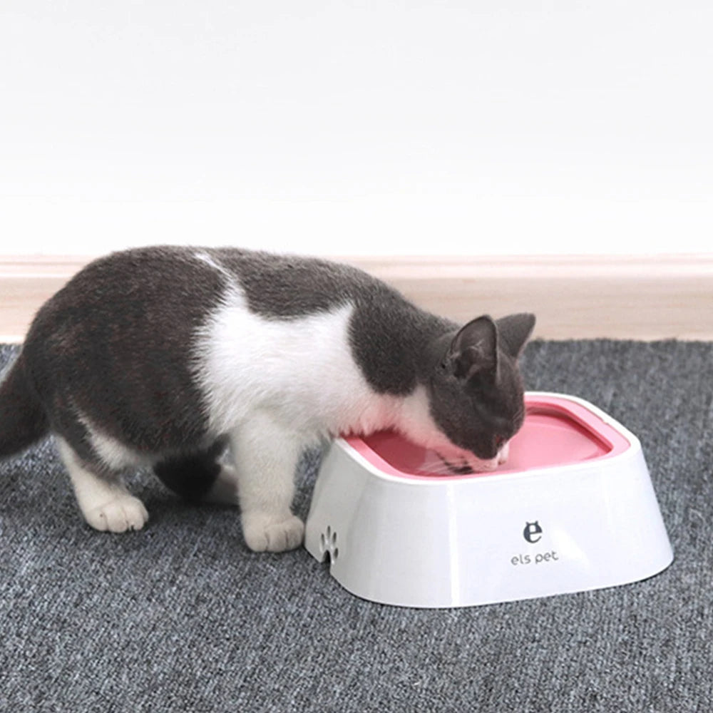 No-Spill Floating Pet Water Bowl – 1.5L for Dogs & Cats