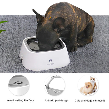 No-Spill Floating Pet Water Bowl – 1.5L for Dogs & Cats