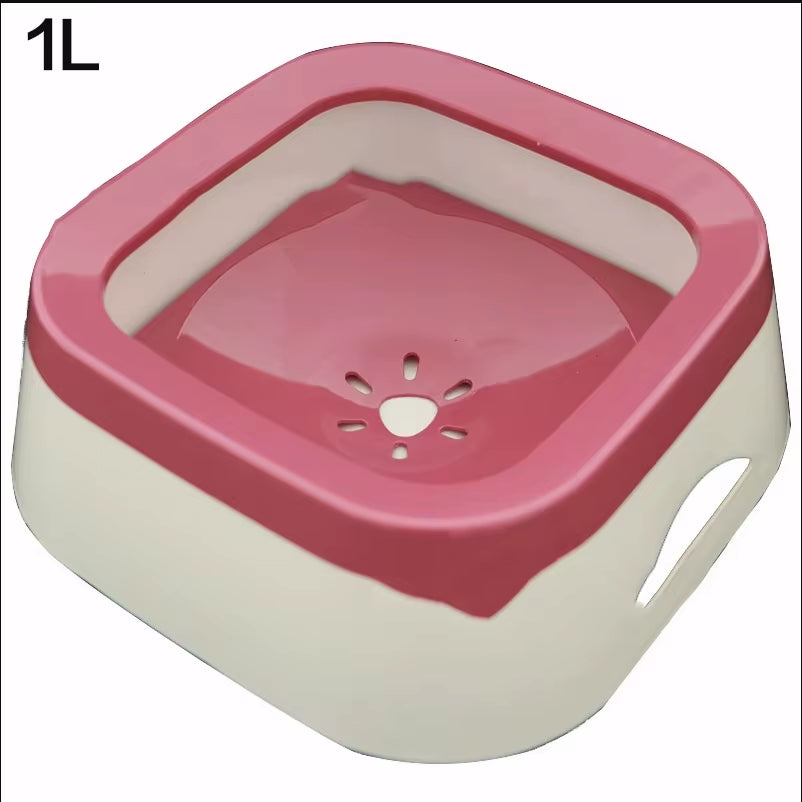 No-Spill Floating Pet Water Bowl – 1.5L for Dogs & Cats