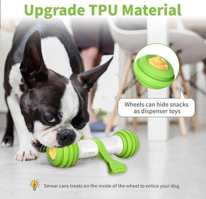 Zelpivo™ Smart Interactive Dog Bone Toy – Motion Activated & USB Rechargeable