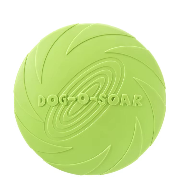 Silicone Interactive Flying Disc Toy for Dogs and Cats - Durable Chew and Training Aid
