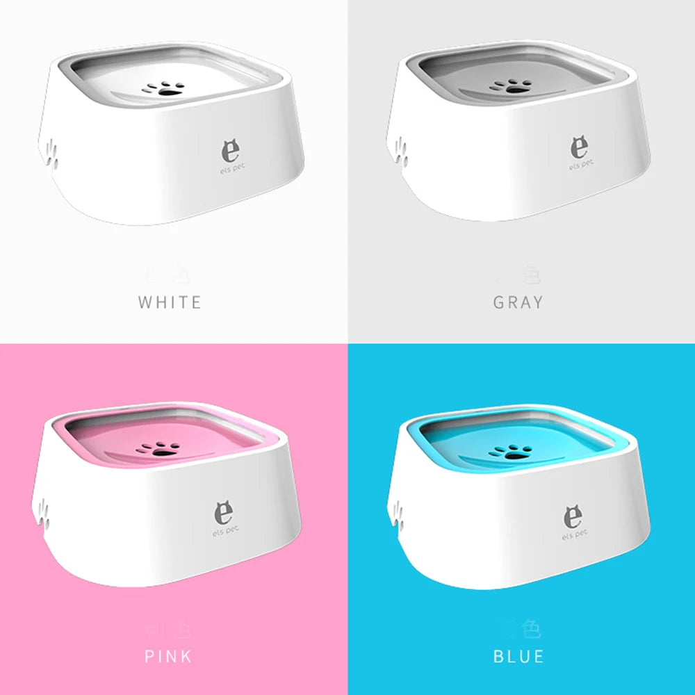 No-Spill Floating Pet Water Bowl – 1.5L for Dogs & Cats