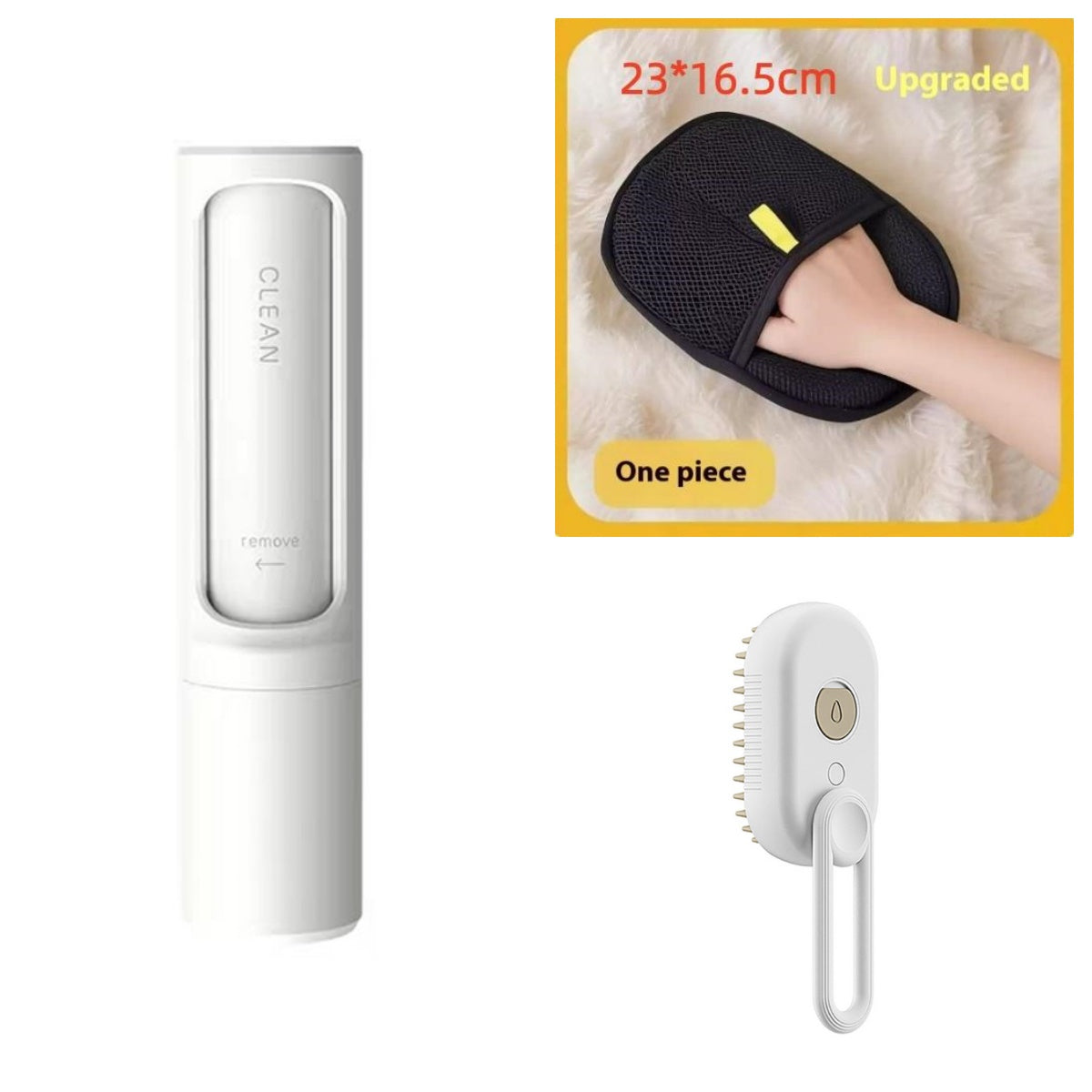 Zelpivo™ 3-in-1 Electric Steam Grooming Brush for Dogs & Cats