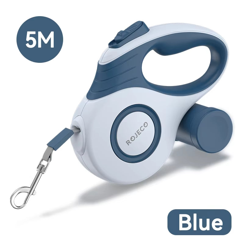 Automatic Retractable Dog Leash with 3M/5M Extendable Rope for Outdoor Activities - Ideal for Small Dogs and Cats