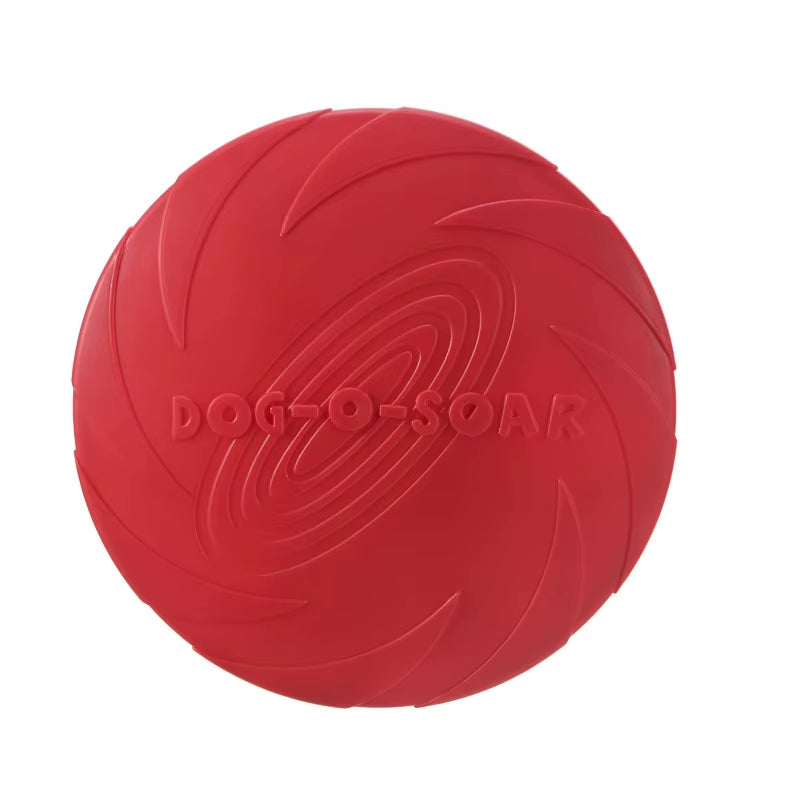 Silicone Interactive Flying Disc Toy for Dogs and Cats - Durable Chew and Training Aid